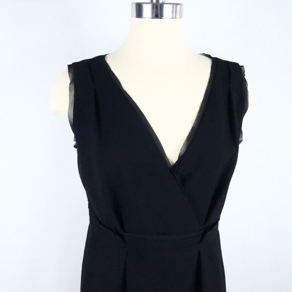 🛑Ann Taylor LOFT Black Midi Dress - Picture 2 of 8